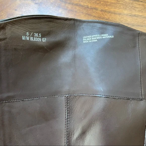 Bølo Venera Artisan Dark Brown Leather Boots Size US 6/ Euro 36.5 - Picture 7 of 16